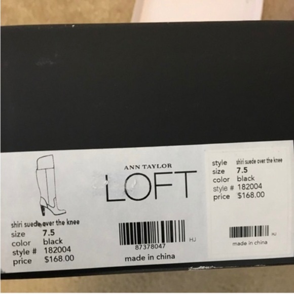 Host Pick * Ann Taylor LOFT Shiri Over the Knee Boots - 7.5 - Picture 7 of 9